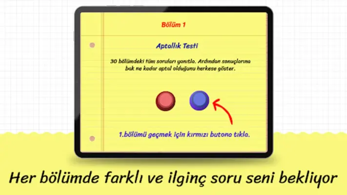 Aptallık Testi android App screenshot 2