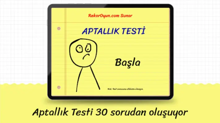 Aptallık Testi android App screenshot 3